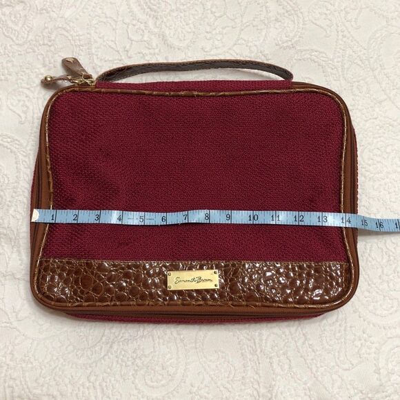 Samantha Brown Travel Case Accessories Cosmetics Carry Bag - Picture 4 of 9